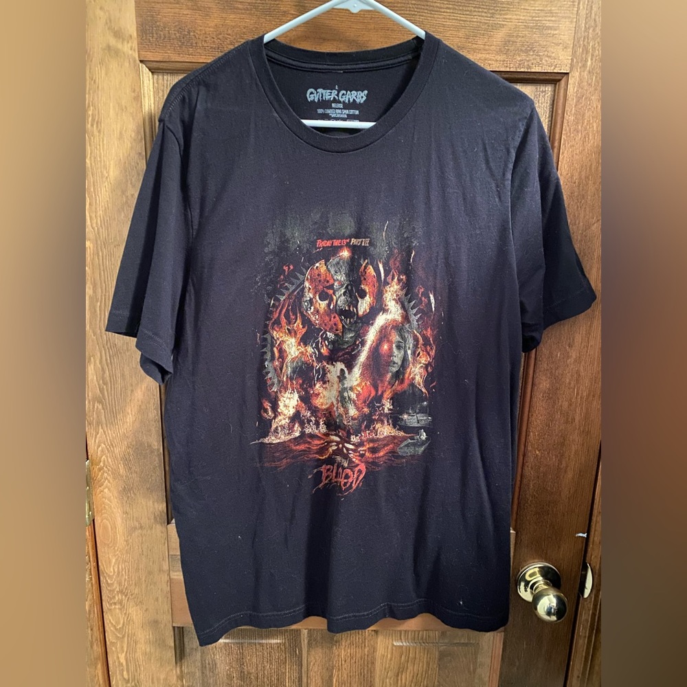 Gutter Garbs Men’s XL T-Shirt - Friday the 13th Part VII - Black